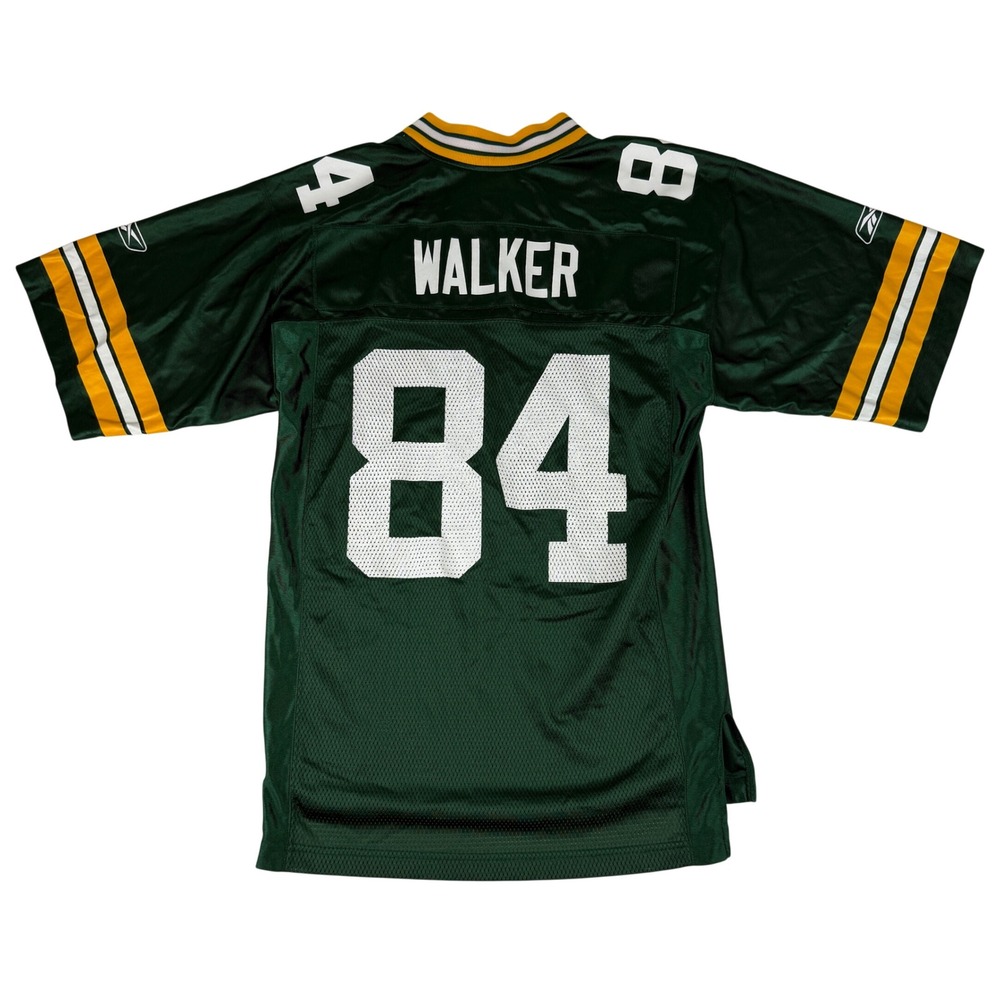 Reebok Football Jersey Mens Small Green Javon Walker 84 Green Bay Packers NFL